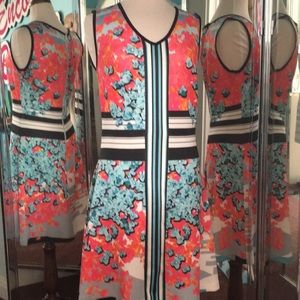 Beige by ECI Sleeveless Floral Dress